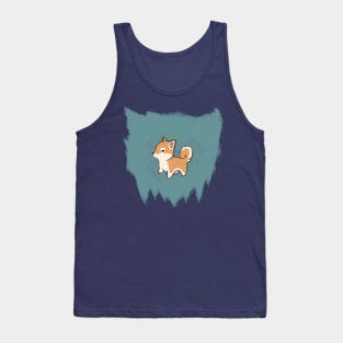 Little Shiba Inu Tank Top